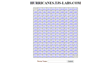 Tablet Screenshot of hurricanes.tjs-labs.com